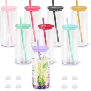 16 oz. Acrylic Tumbler w/ Colored lid